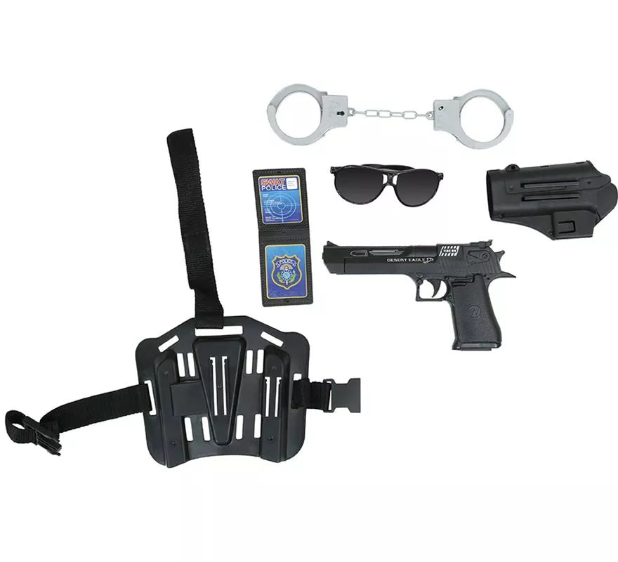 Translation missing: pt-PT.Pack 6 Accesorios Armas Policía de Plástico de Juguete