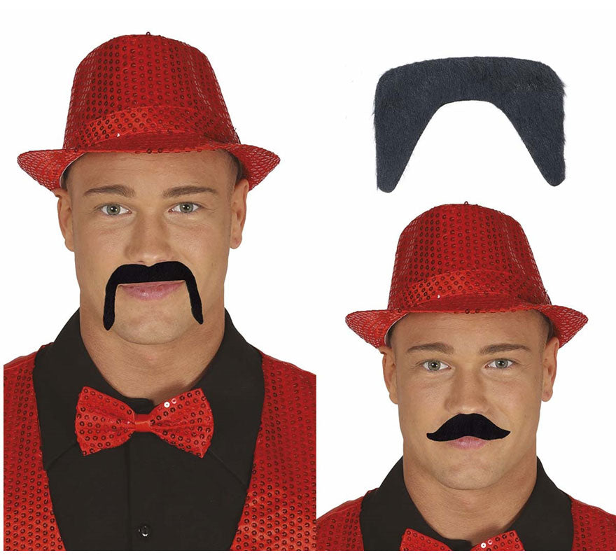 Translation missing: pt-PT.Pack de 10 Bigotes Negros