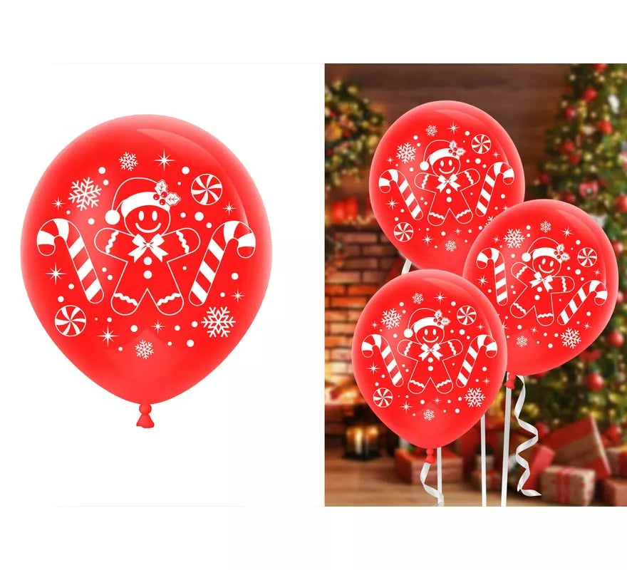 Translation missing: pt-PT.Pack de 10 Globos de Muñeco de Jengibre de Látex