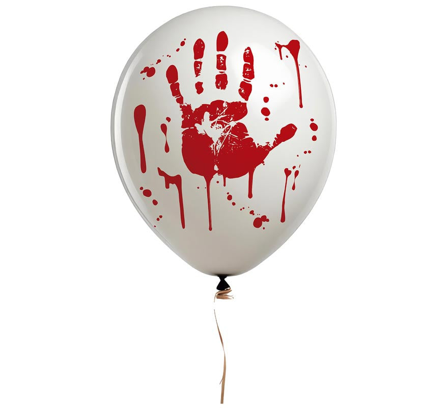 Translation missing: pt-PT.Pack de 10 Globos Mano de Sangre de 30 cm