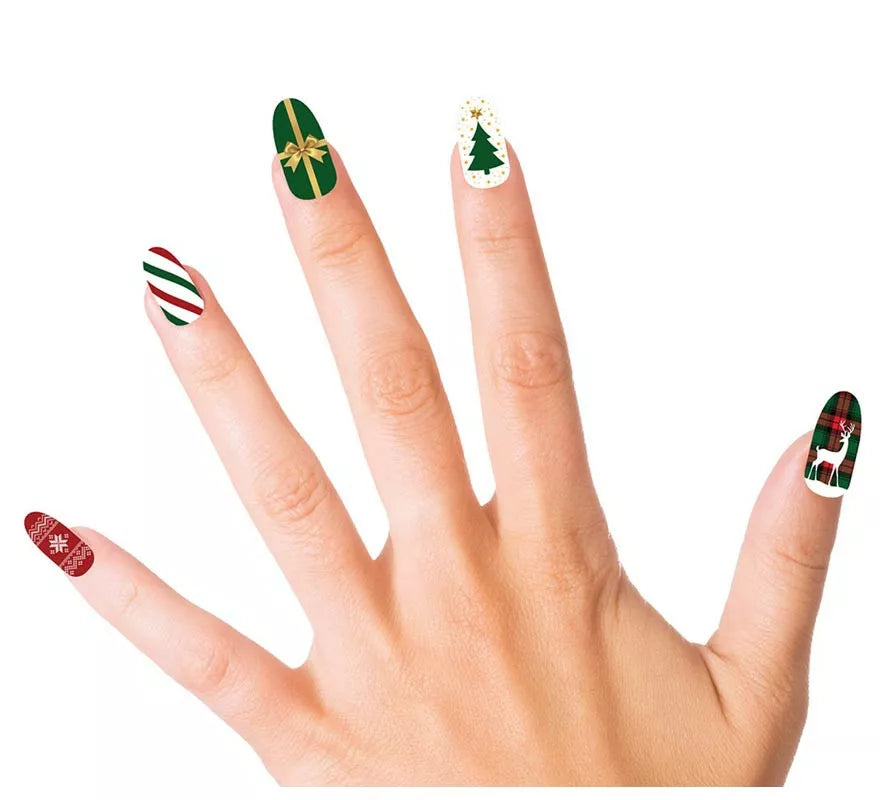 Translation missing: pt-PT.Pack de 10 Uñas Navideñas con adhesivo