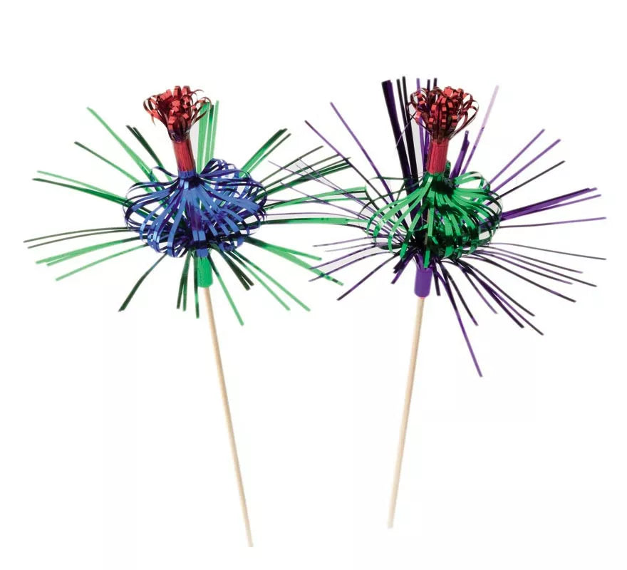 Translation missing: pt-PT.Pack de 100 Palmeras violeta Pick de 18 cm