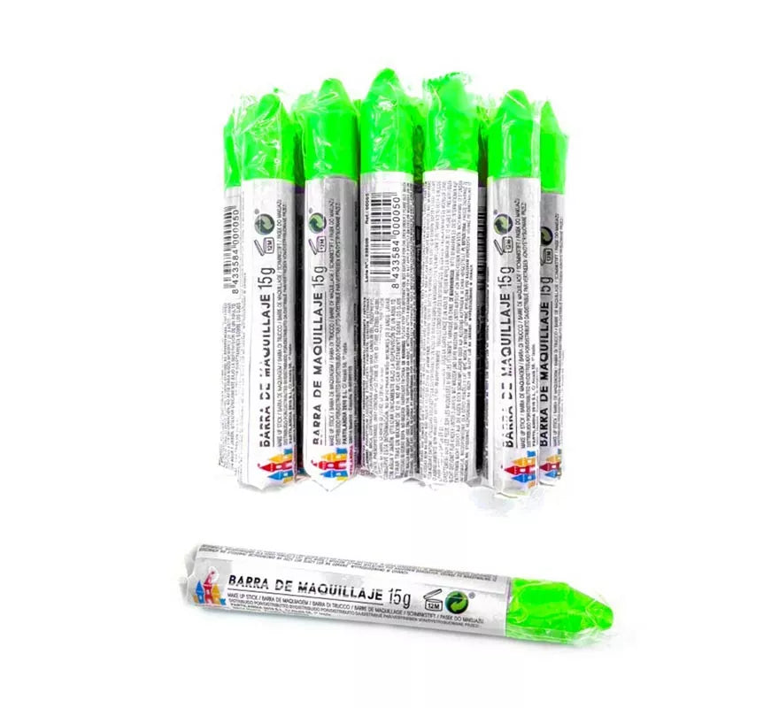 Translation missing: pt-PT.Pack de 12 Ceras verde fluorescente