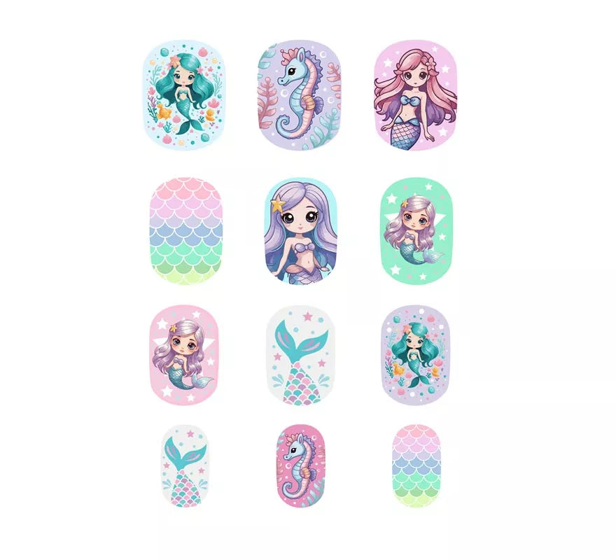 Translation missing: pt-PT.Pack de 12 Uñas de Sirenas para niña