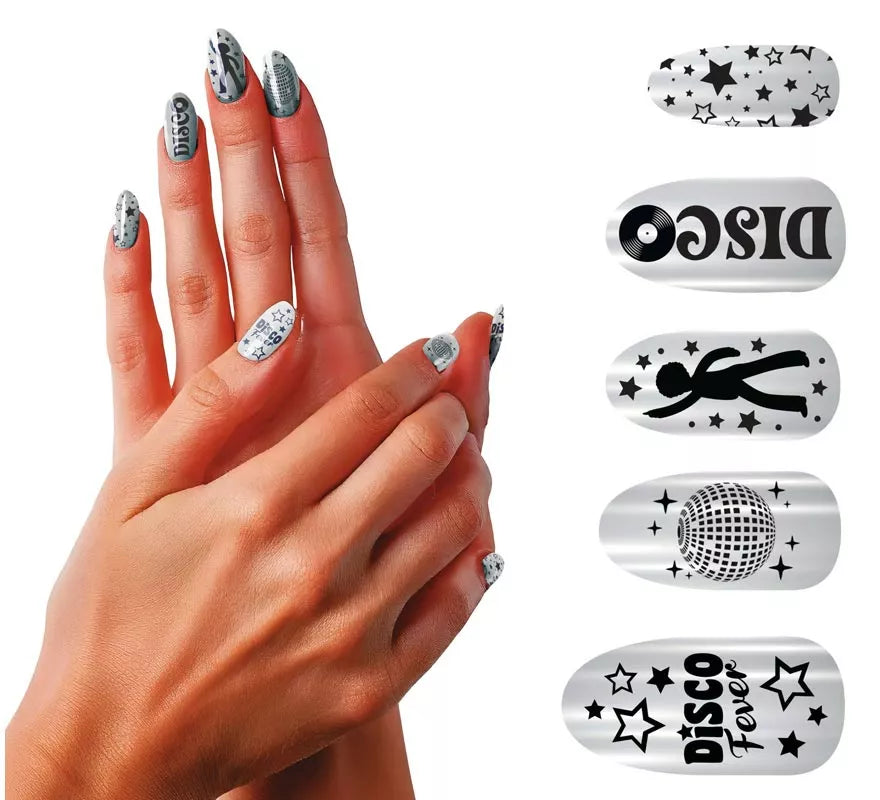 Translation missing: pt-PT.Pack de 12 Uñas Disco con Pegamento