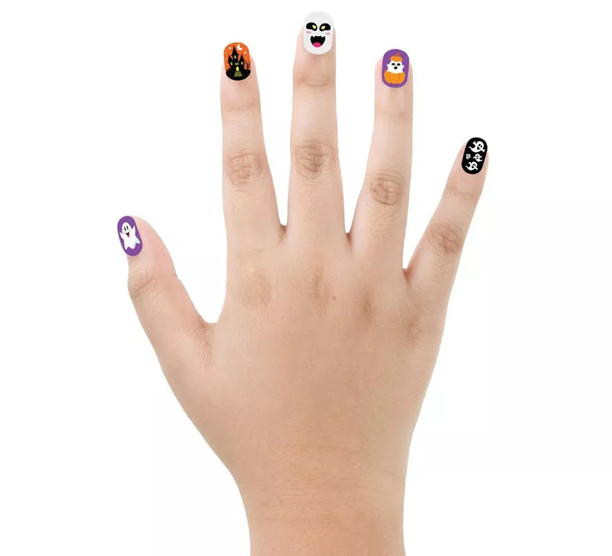 Translation missing: pt-PT.Pack de 12 Uñas Fantasma con Adhesivo Infantil