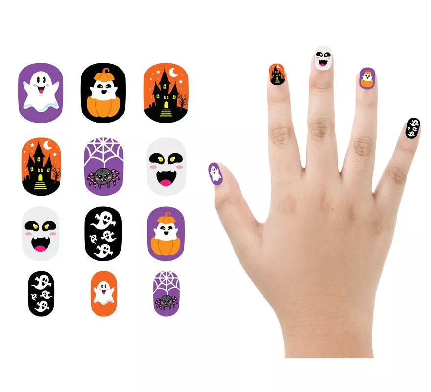 Translation missing: pt-PT.Pack de 12 Uñas Fantasma con Adhesivo Infantil