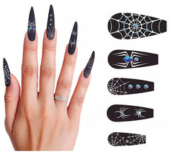Pacote de 12 unhas longas de aranha
