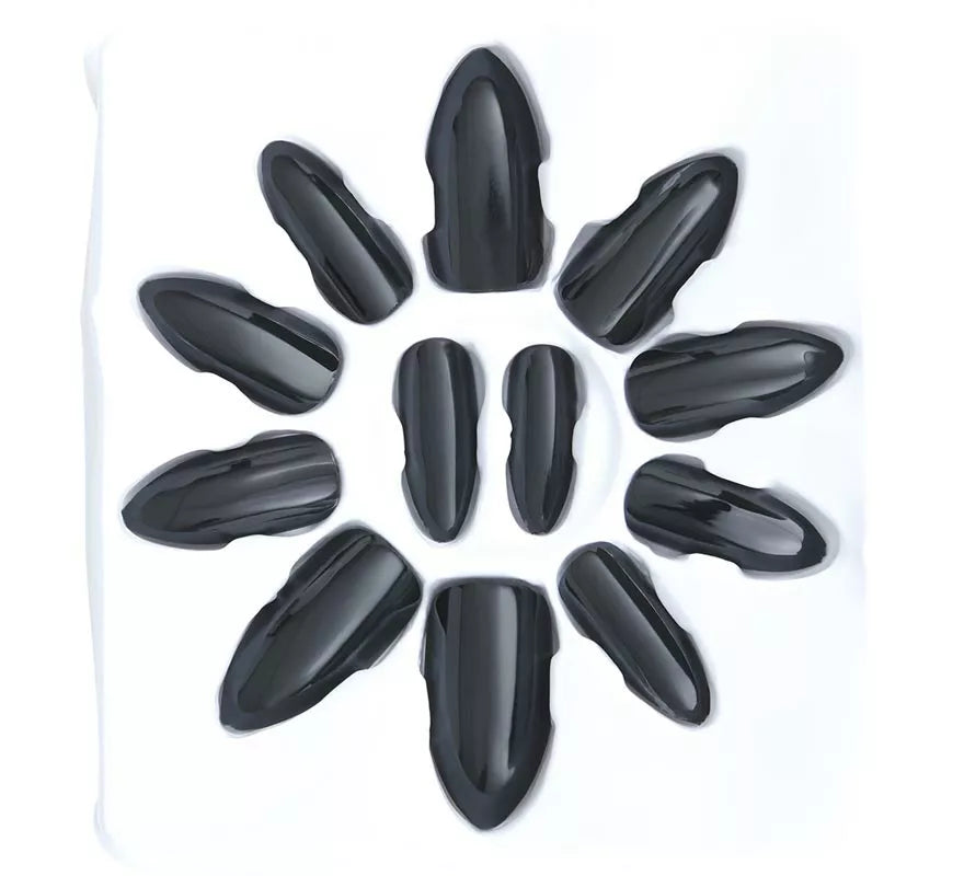Translation missing: pt-PT.Pack de 12 Uñas negras