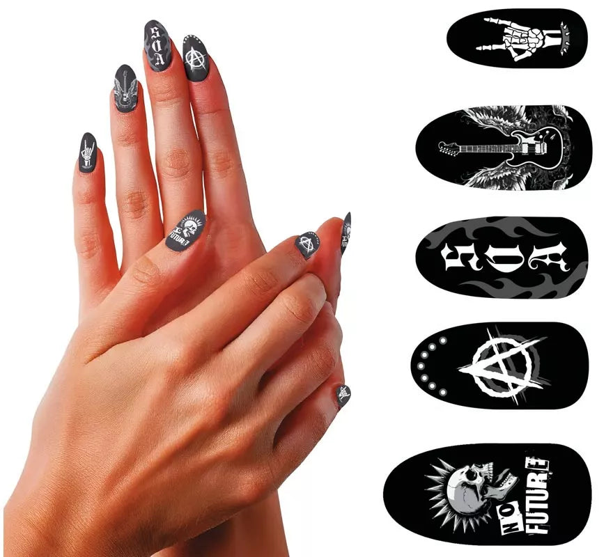 Translation missing: pt-PT.Pack de 12 Uñas Punk con Pegamento