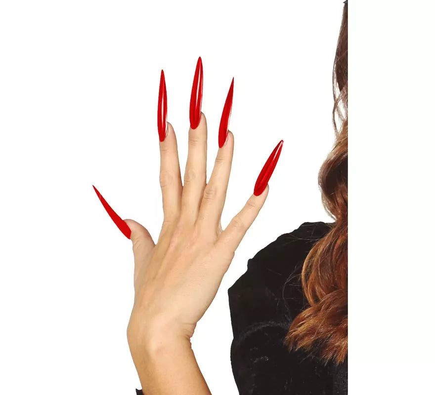 Translation missing: pt-PT.Pack de 12 Uñas rojas con adhesivo