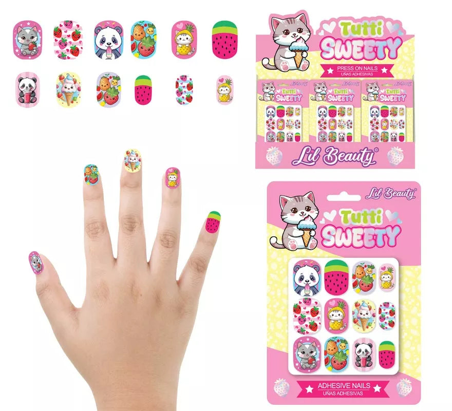 Translation missing: pt-PT.Pack de 12 Uñas Tutti Sweety para niña