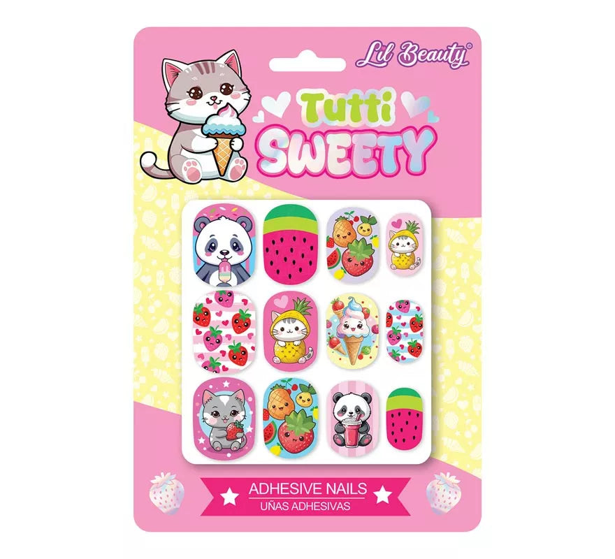 Translation missing: pt-PT.Pack de 12 Uñas Tutti Sweety para niña