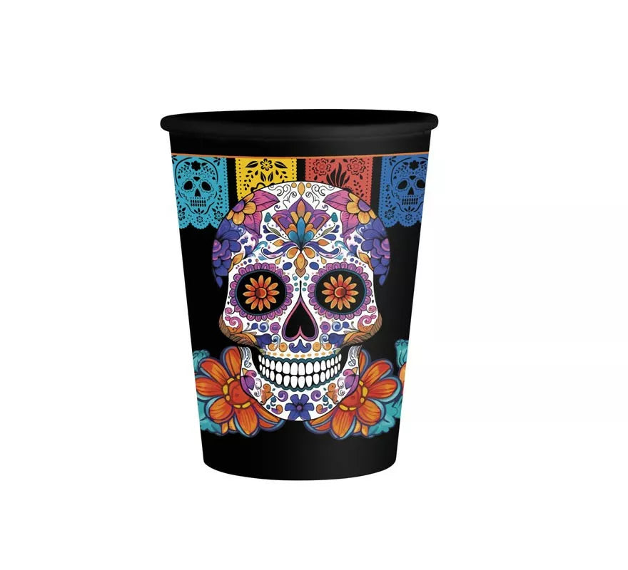 Translation missing: pt-PT.Pack de 12 Vasos Día de los Muertos de 9Oz/250 ml