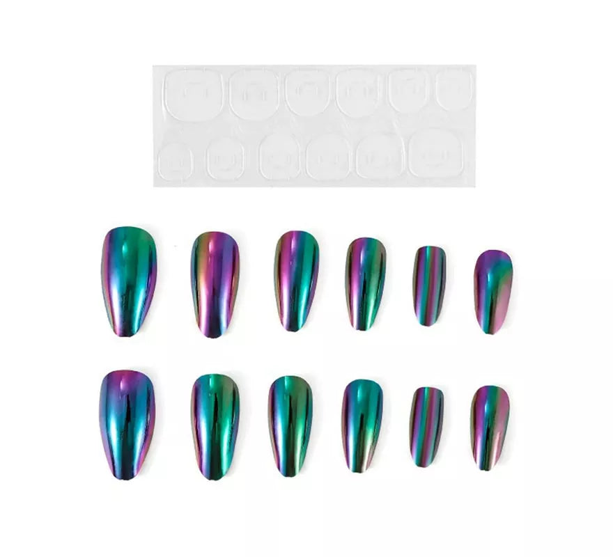 Translation missing: pt-PT.Pack de 13 Uñas Autoadhesivas Holo moradas