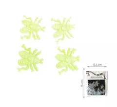 Pacote de 16 moscas fluorescentes