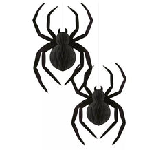 Pacote de 2 Aranhas de Papel de 24x35 cm