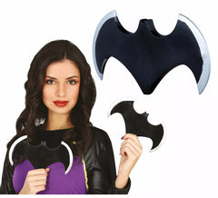 Pack de 2 batarangs pretos de 20 cm