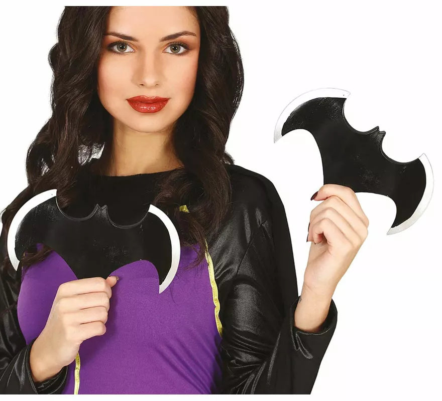 Translation missing: pt-PT.Pack de 2 Batarangs Negras de 20 cm