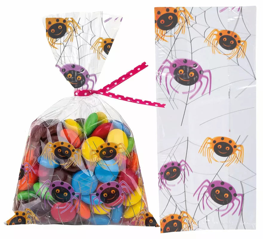 Translation missing: pt-PT.Pack de 20 Bolsas Caramelos Arañas de 28X13 cm