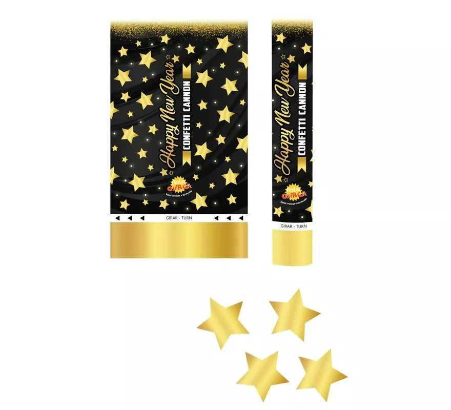 Translation missing: pt-PT.Pack de 3 Cañones Kabuki Happy New Year Confetti de 10,5 cm