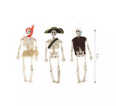 Pacote de 3 Esqueletos Pirata de 15 cm