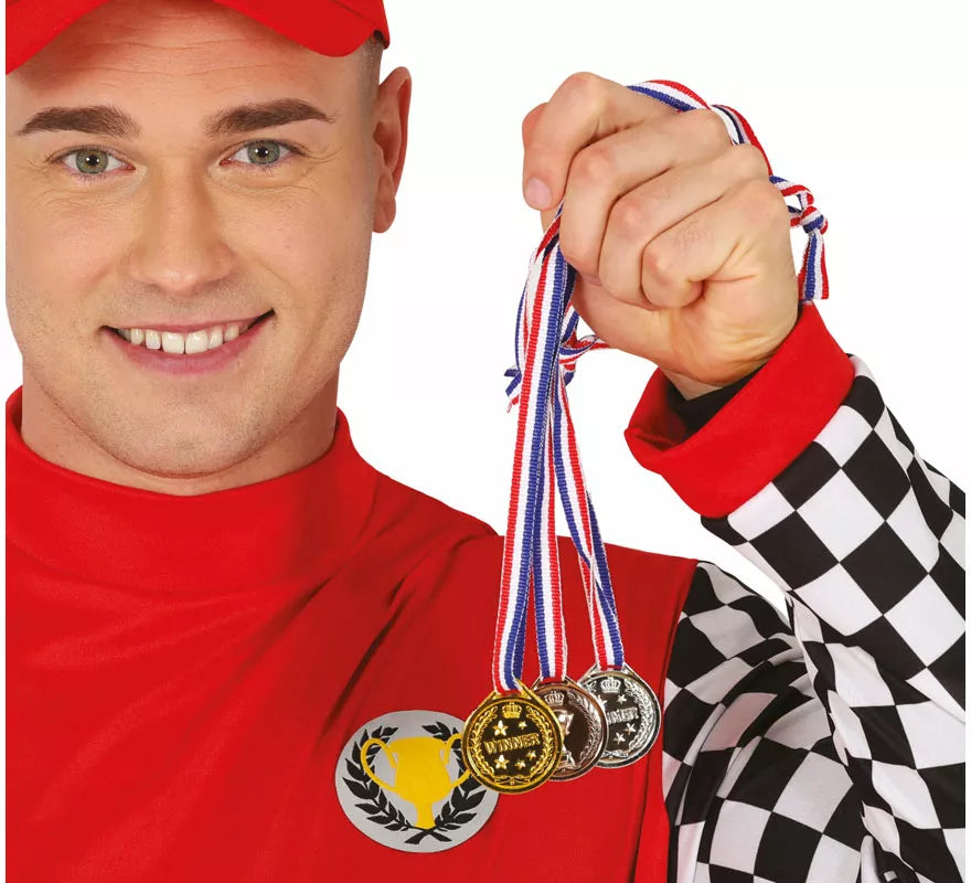 Translation missing: pt-PT.Pack de 3 Medallas: Bronce, plata y dorado de 4 cm