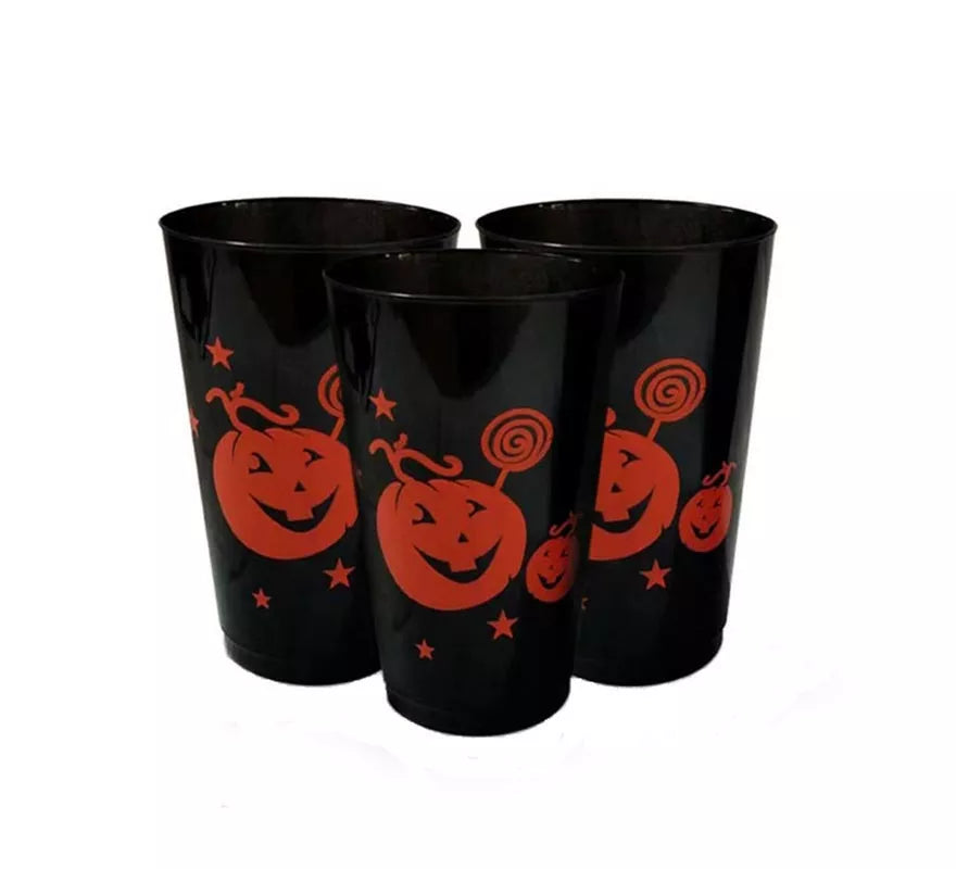 Translation missing: pt-PT.Pack de 3 Vasos Happy Calabazas