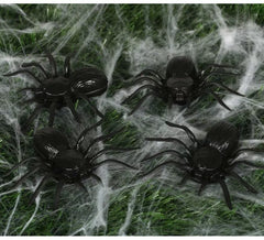 Pacote de 4 Aranhas 10 cm