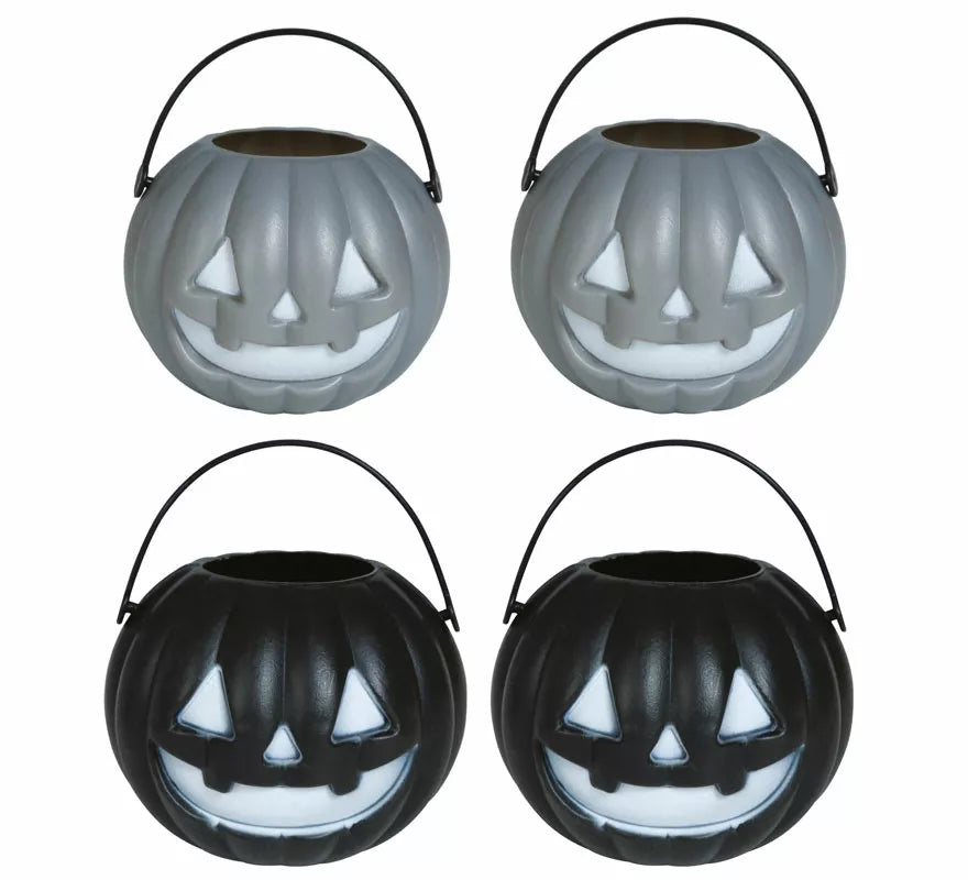 Translation missing: pt-PT.Pack de 4 Calabazas en colores surtidos de 5x6 cm