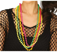 Pacote de 4 colares neon adultos