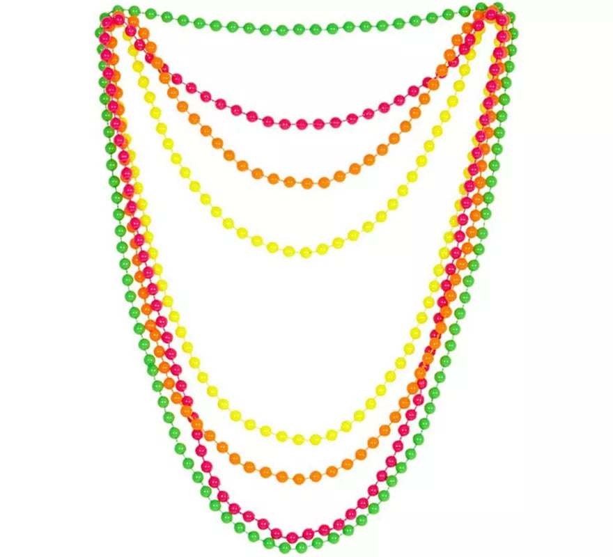 Translation missing: pt-PT.Pack de 4 Collares neón Años 80