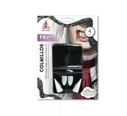 Pack de 4 Colmillos Vampiro