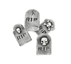 Pacote de 4 lápides RIP