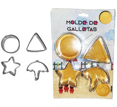 Pack de 4 cortadores de bolachas Squid Game