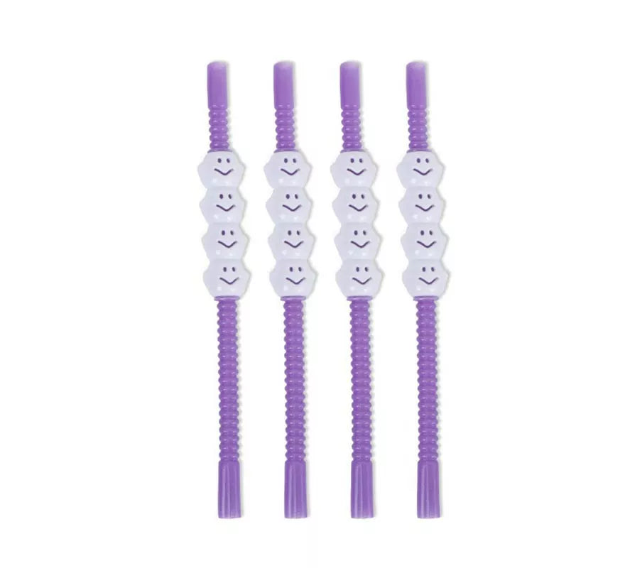 Pack de 4 Pajitas Boo en varios colores