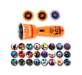 Pack de 4 proyectores y Linterna con luz