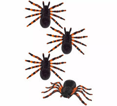 Pacote com 4 tarântulas de 7 cm