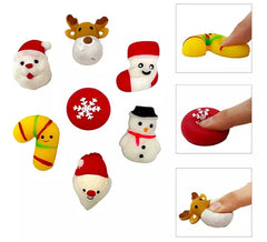Pacote de 48 figuras elásticas de Natal de 5 cm