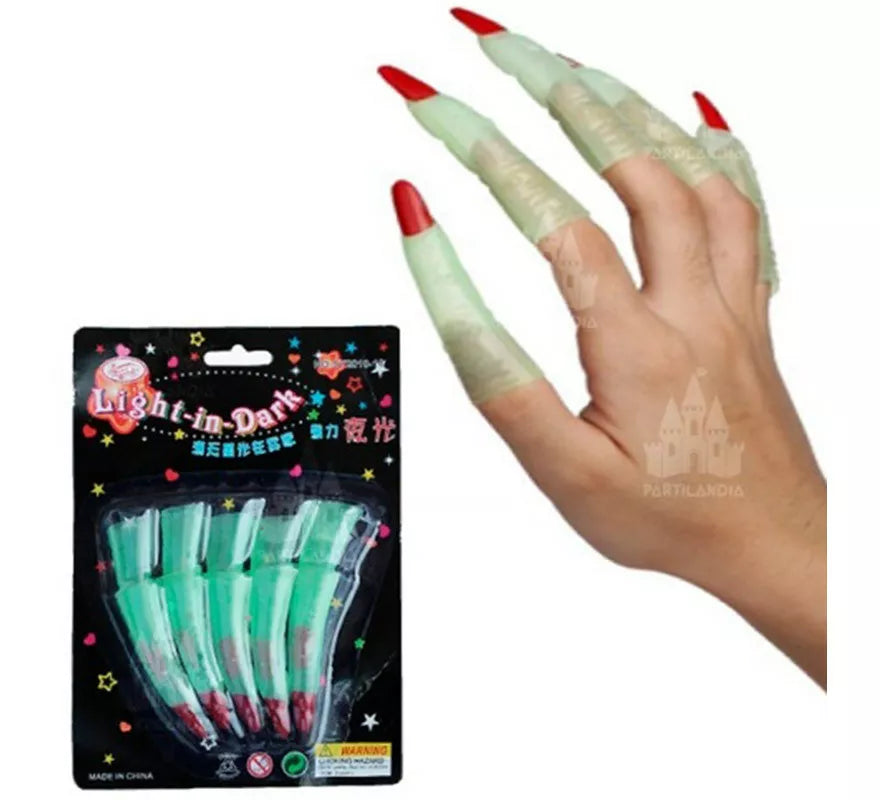 Translation missing: pt-PT.Pack de 5 Fundas de Uñas de Bruja Fluorescente