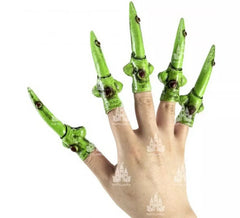 Pacote com 5 capas de unhas Green Witcher