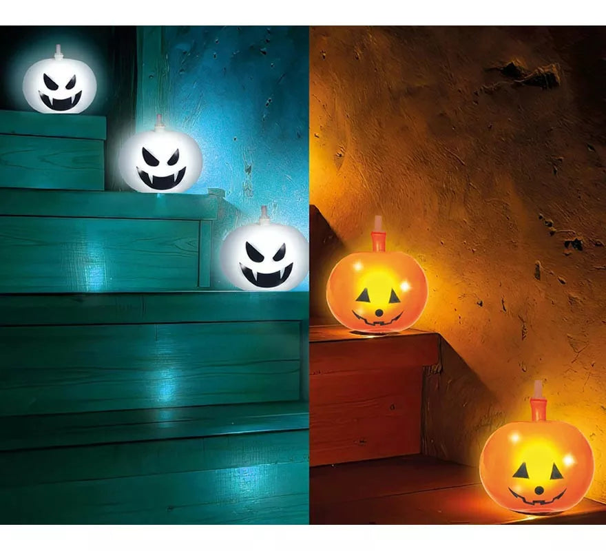 Translation missing: pt-PT.Pack de 5 Globos con Luz multicolor de Calabaza