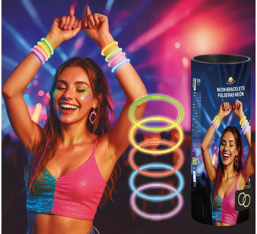Translation missing: pt-PT.Pack de 50 Pulseras de Luz Neón