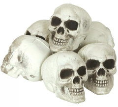 Pacote de 6 Caveiras 8 cm