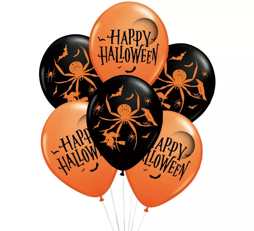 Translation missing: pt-PT.Pack de 6 Globos Halloween Surtidos