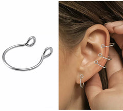 Pacote de 6 piercings metálicos