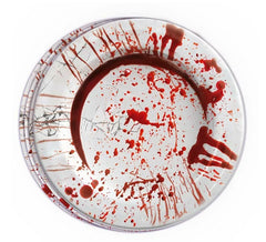 Pack de 6 pratos com sangue 23 cm