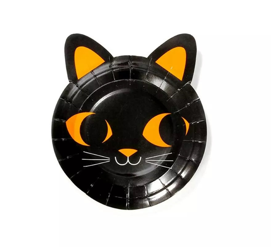 Translation missing: pt-PT.Pack de 6 Platos Gato negro