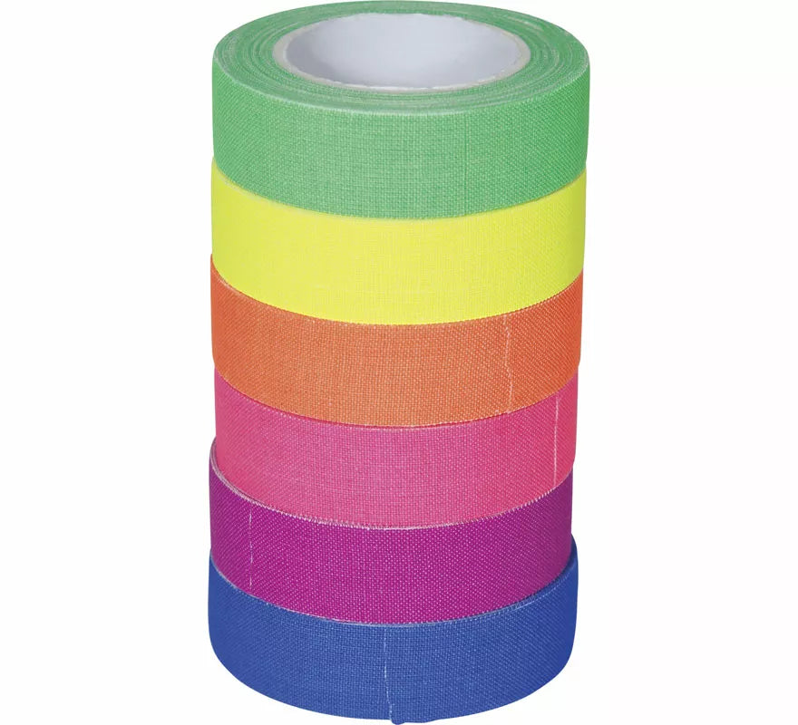 Translation missing: pt-PT.Pack de 6 Rollos de Cinta multicolor de 5 m