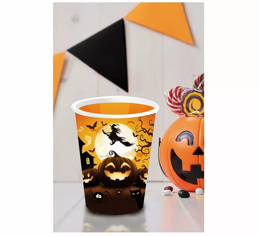 Translation missing: pt-PT.Pack de 6 Vasos Calabaza 240 ml (9 cm)